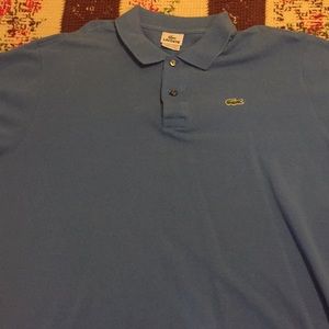 Lacoste polo size 7 (large) royal blue